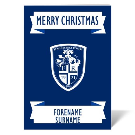 Featherstone Rovers Crest Christmas Card