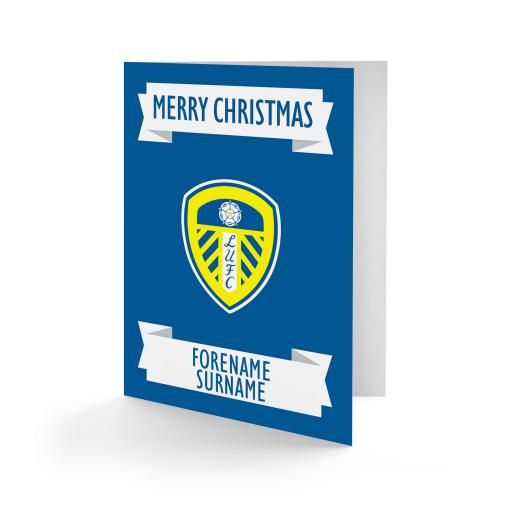 Leeds United FC Crest Christmas Card