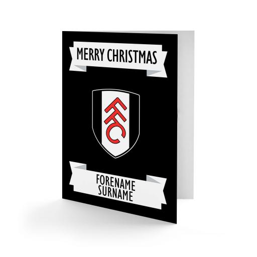 Fulham FC Crest Christmas Card