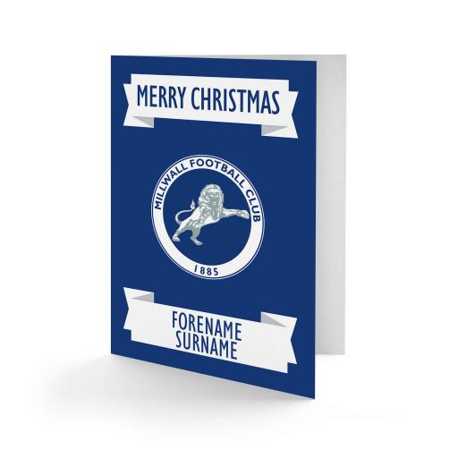 Millwall FC Crest Christmas Card