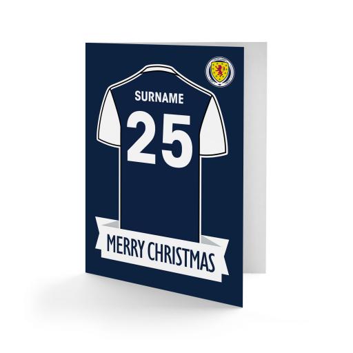 Scotland Shirt Christmas Card