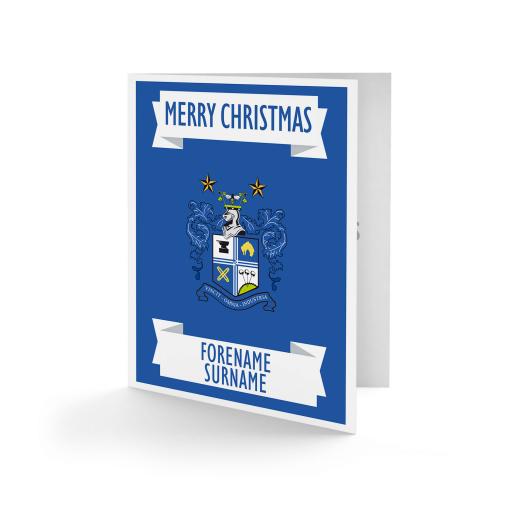 Bury FC Crest Christmas Card