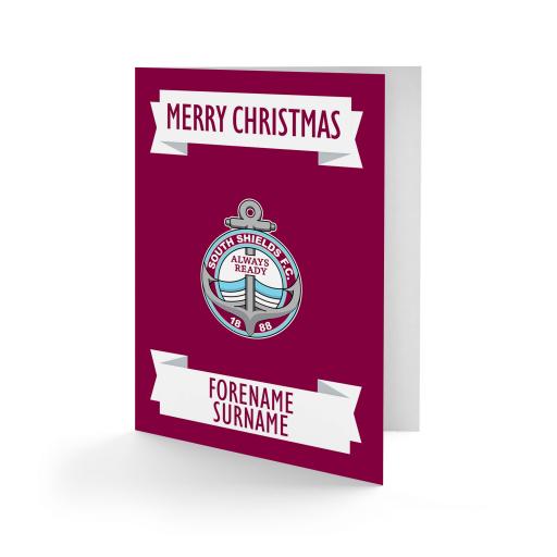 South Shields FC Crest Christmas Card