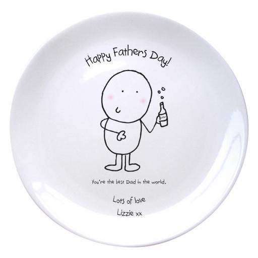 Chilli & Bubbles Best Dad Plate