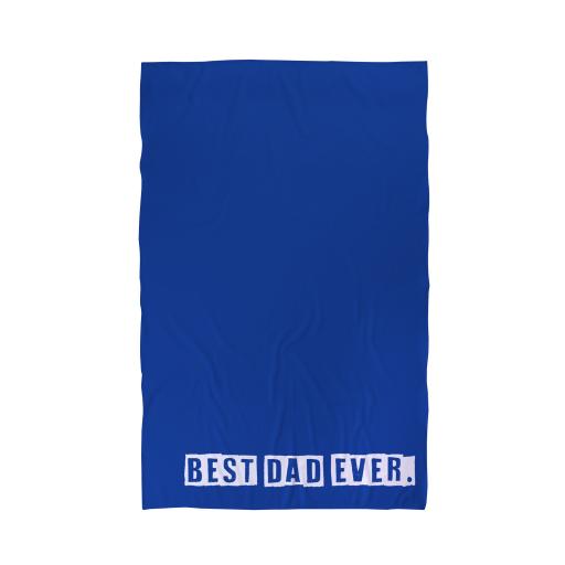 Personalised Best Dad Ever - Beach Towel.