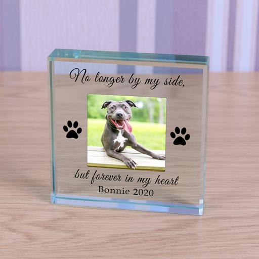 Personalised Glass Token - Forever in my heart