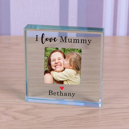 Personalised Glass Token - Love Mummy