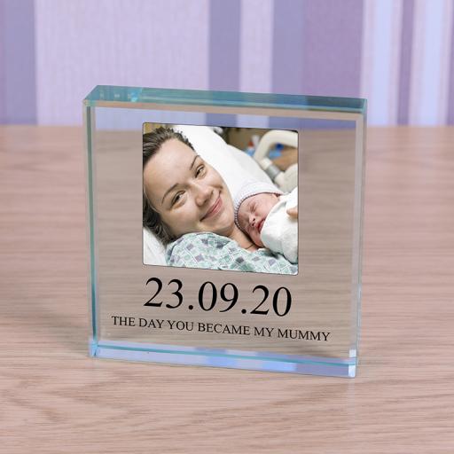 Personalised Glass Token - You Became My Mummy