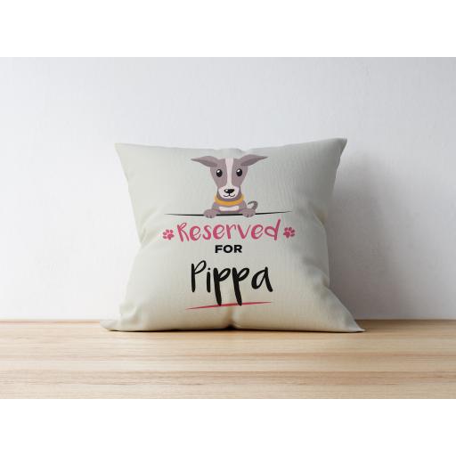 Personalised Greyhound Cushion