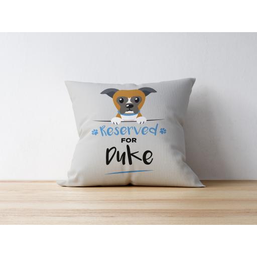 Personalised Boxer Cushion