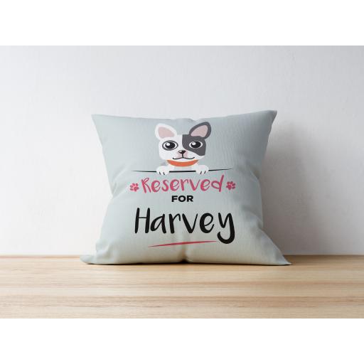 Personalised French Bulldog Cushion