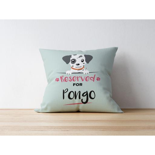 Personalised Dalmatian Cushion