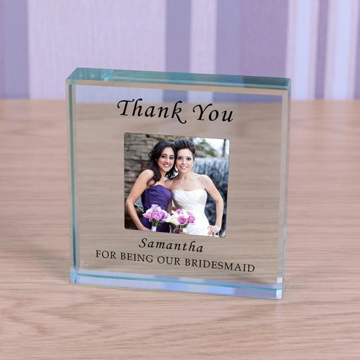 Personalised Glass Token - Bridesmaid